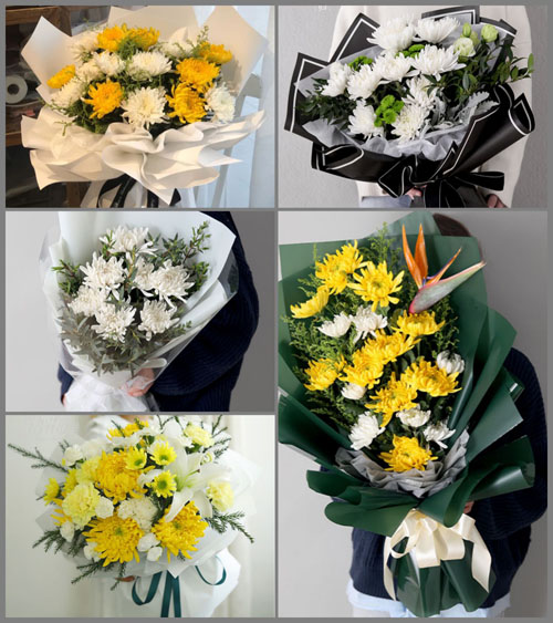 湖南常德津市市药山镇新民村白事花束代送